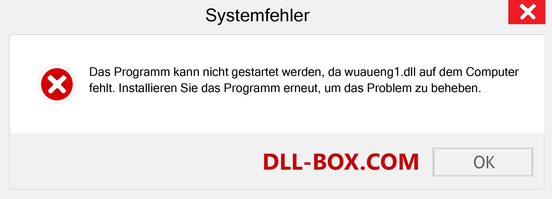 wuaueng1.dll-Datei fehlt?. Download für Windows 7, 8, 10 - Fix wuaueng1 dll Missing Error unter Windows, Fotos, Bildern